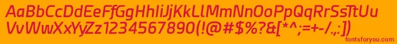 More about Esphimere Semi Bold Italic Font Esphimere Semi Bold Italic Font – Red Fonts on Orange Background