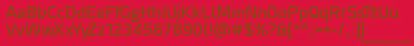 Esphimere Semi Bold Font – Brown Fonts on Red Background