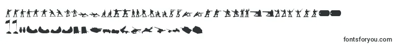 GreenArmyMen-Schriftart – Schriftarten, die mit G beginnen