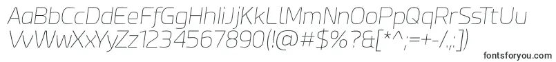 Esphimere Thin Italic-Schriftart – Schriften für das Profilbanner