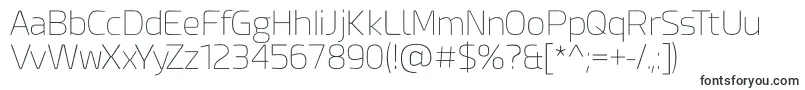 Esphimere Thin-fontti – Akriibiset fontit