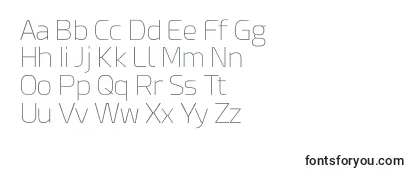 Review of the Esphimere Thin Font
