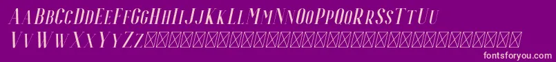 fuente Espoir Serif Italic – Fuentes Rosadas Sobre Fondo Morado