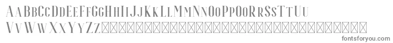 Espoir Serif Font – Gray Fonts on White Background