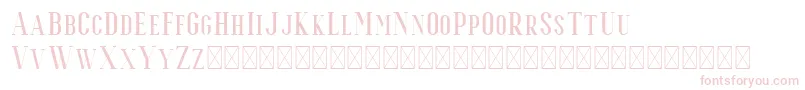 Espoir Serif Font – Pink Fonts on White Background