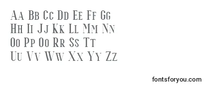 Überblick über die Schriftart Espoir Serif