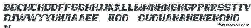 EssereFilled Italic-fontti – kreolilaiset fontit
