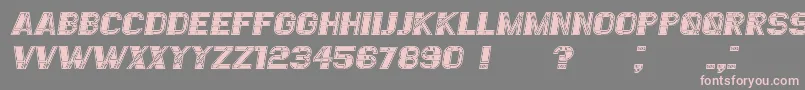 EssereFilled Italic Font – Pink Fonts on Gray Background