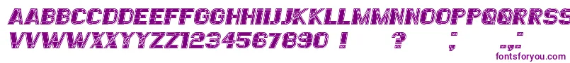 EssereFilled Italic Font – Purple Fonts on White Background