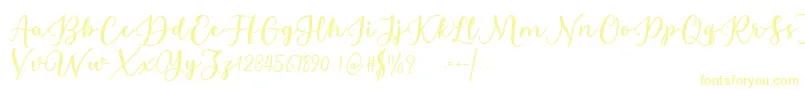 Estafet Letter Script Font – Yellow Fonts