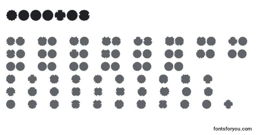 Czcionka Ovul2me – alfabet, cyfry, specjalne znaki