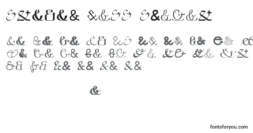 Schriftart Etaday free export – Alphabet, Zahlen, spezielle Symbole