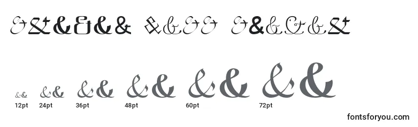 Etaday free export Font Sizes