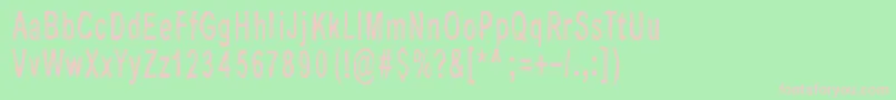 LastLivingSoulsDirty Font – Pink Fonts on Green Background