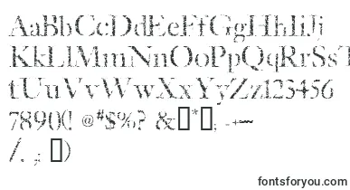 ETCHED   font – graphite Fonts