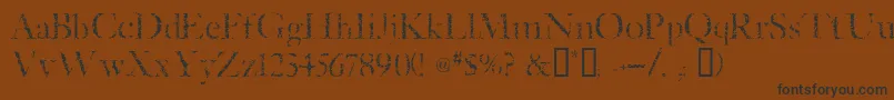ETCHED   Font – Black Fonts on Brown Background