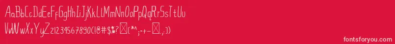 Más sobre la fuente EternalFutureFont fuente EternalFutureFont – Fuentes Rosadas Sobre Fondo Rojo