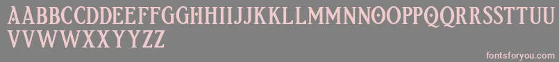 Etherion FREE Font – Pink Fonts on Gray Background