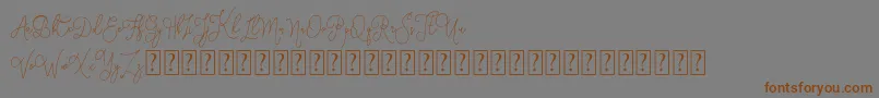 En savoir plus sur la police Eufora Personal Use Police Eufora Personal Use – polices brunes sur fond gris