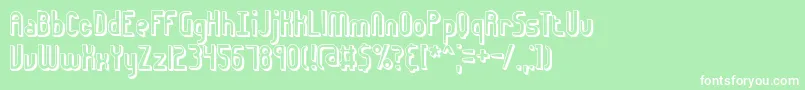 euphor3d Font – White Fonts on Green Background