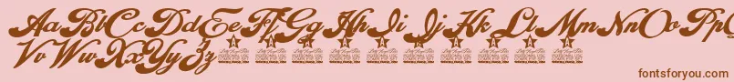 En savoir plus sur la police Euphoria personal Use Police Euphoria personal Use – polices brunes sur fond rose