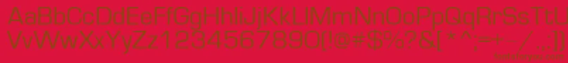 Europe Font – Brown Fonts on Red Background