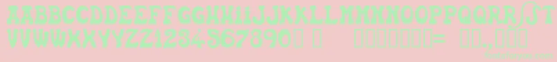 More about EUSKFN Font EUSKFN Font – Green Fonts on Pink Background