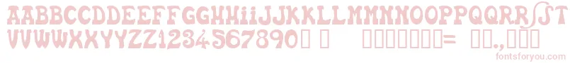EUSKFN   Font – Pink Fonts on White Background
