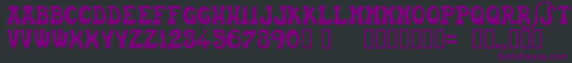 EUSKFN   Font – Purple Fonts on Black Background