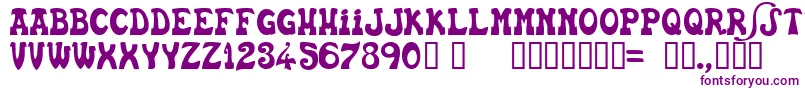 EUSKFN   Font – Purple Fonts on White Background