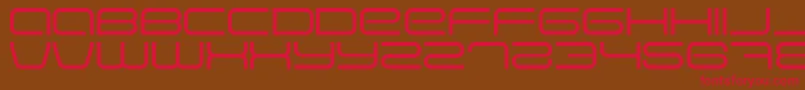 EVA      Font – Red Fonts on Brown Background