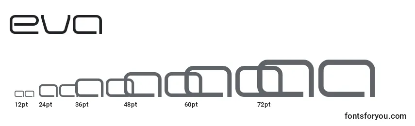 Размеры шрифта EVA      (126148)