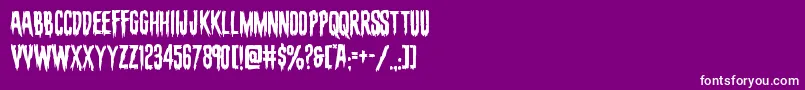 evafangoriaフォントについての詳細 フォントevafangoria – 紫の背景に白い文字