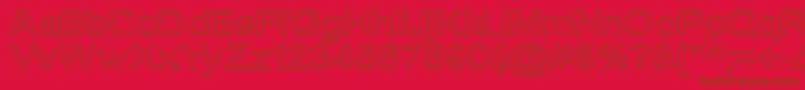 Cylonicempty Font – Brown Fonts on Red Background