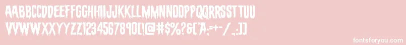 evafangoriaexpand Font – White Fonts on Pink Background