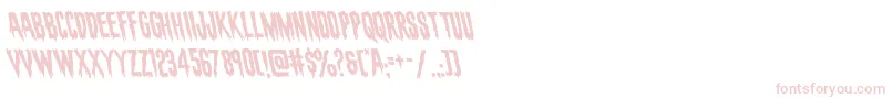 evafangorialeft Font – Pink Fonts on White Background