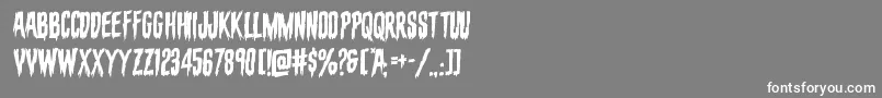 evafangoriarotal Font – White Fonts on Gray Background