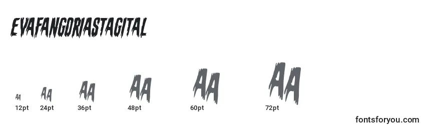 Evafangoriastagital Font Sizes