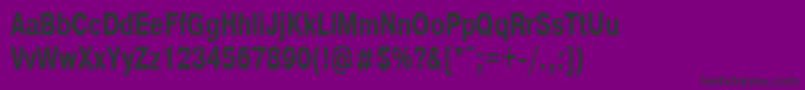 HelvdlBold70b Font – Black Fonts on Purple Background