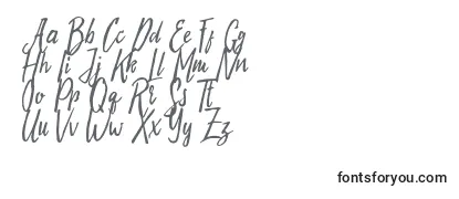 Evelyne Typeface Free Demo-fontti