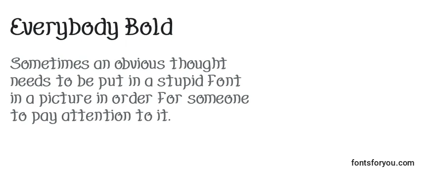 Everybody Bold-fontti