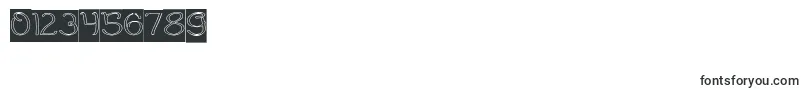 Everybody Hollow Inverse Font – Fonts for Numbers and Digits