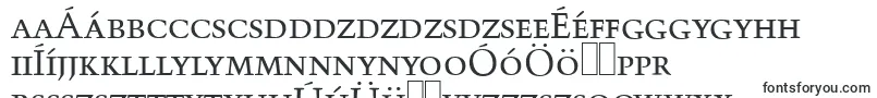 Шрифт TroubadoursmcRegular – венгерские шрифты
