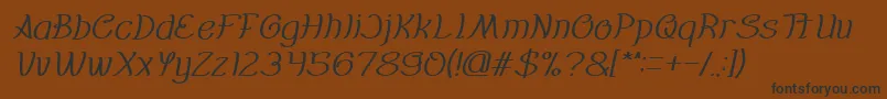 Подробнее о шрифте Everybody italic Шрифт Everybody italic – чёрные шрифты на коричневом фоне