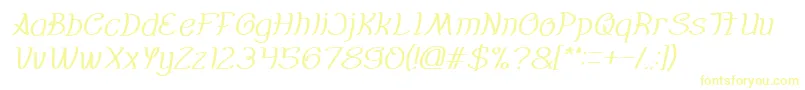 More about Everybody italic Font Everybody italic Font – Yellow Fonts on White Background