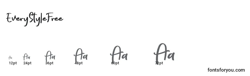 EveryStyleFree Font Sizes