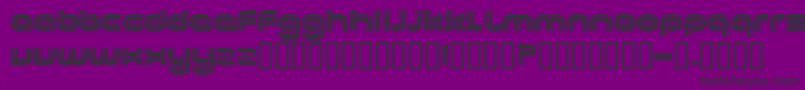 EXCEE   -fontti – mustat fontit violetilla taustalla