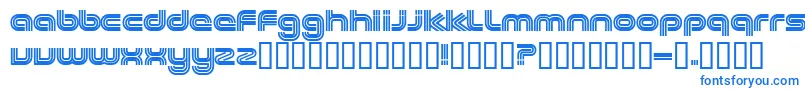 EXCEE   -fontti – siniset fontit valkoisella taustalla
