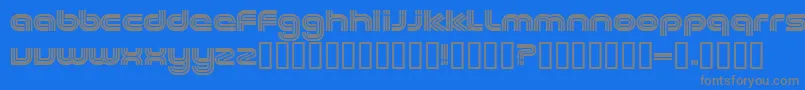 Шрифт EXCEE    – серые шрифты на синем фоне