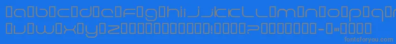 フォントEXCELE   – 青い背景に灰色の文字